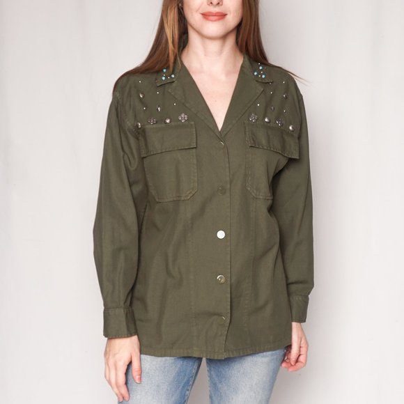 sandro military jacket